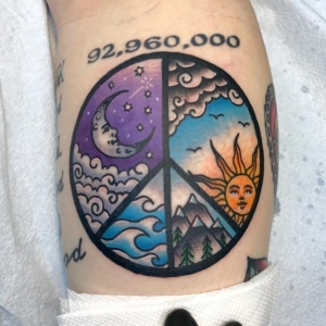 27 Awesome Picturesque Landscape Tattoo Designs